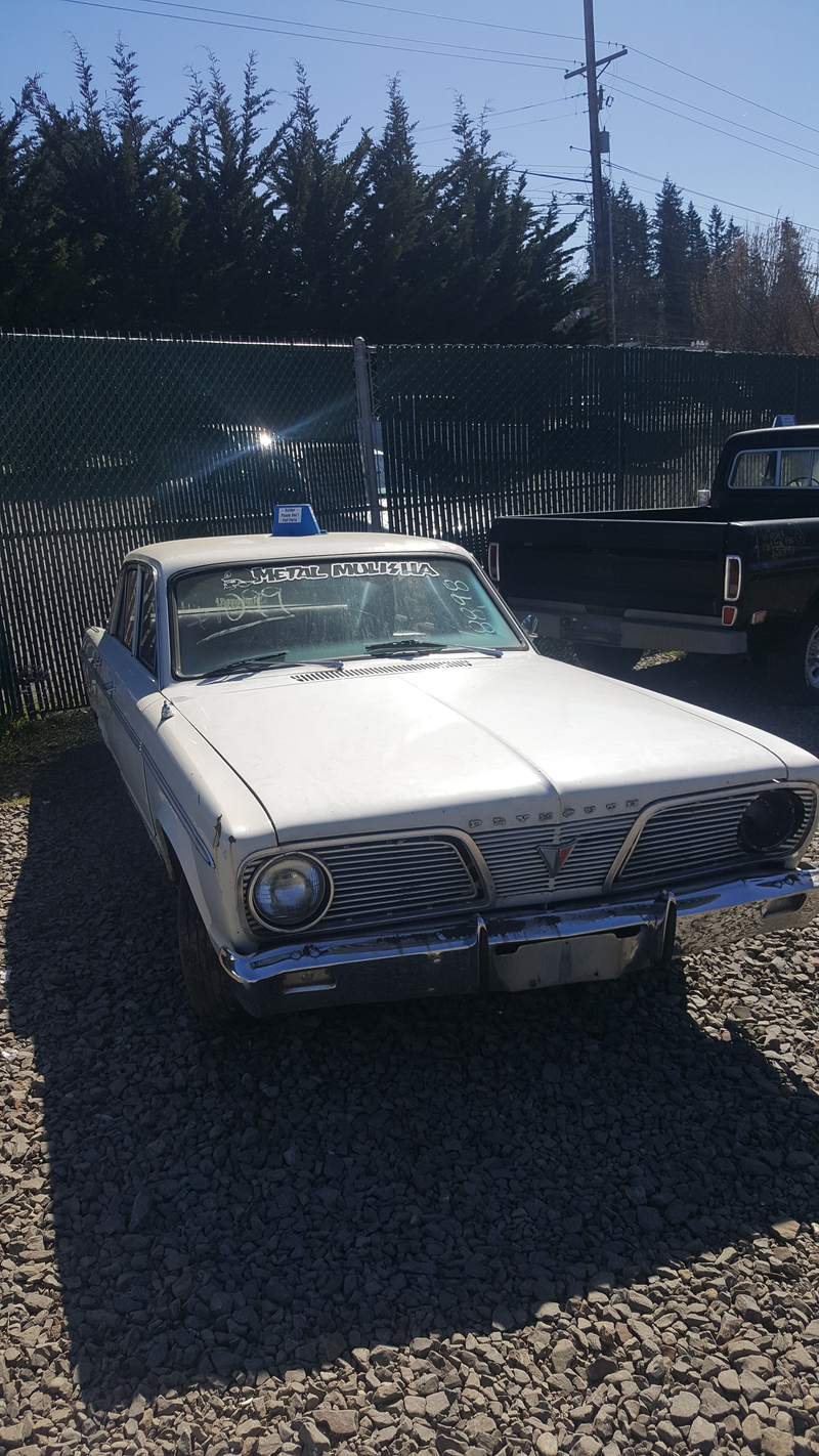 FYI, this one already got scrapped at the Lynnwood Pick & Pull.